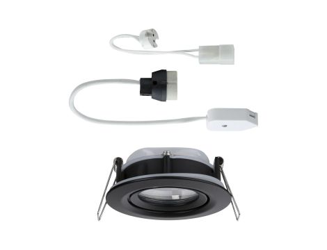 Oprawa do wbudowania NOVA PLUS DIM wychylna GU10 max.35W 93mm IP65 230V  czarny matowy / aluminum Oprawa do wbudowania NOVA LED DIM wychylna GU10 max.35W 93mm IP65 230V biały matowy / aluminium - 3