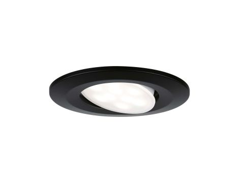 Oprawa do wbudowania CALLA LED 6W 500lm okrągła wychylna 4000K IP65 230V czarny matowy