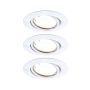 Oprawa do wbudowania wychylna LED SH Zigbee 3.0 Base 90 mm 3x4,9W, 3x430lm DIM 3000K 230 V biała / metal - 2