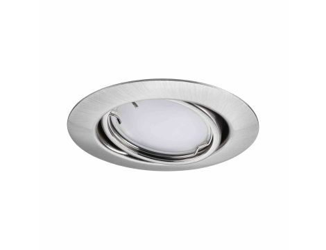 Oprawa do wbudowania wychylna LED SH Zigbee 3.0 Base 90 mm 3x4,9W, 3x430lm DIM 3000K 230 V żelazo szczotkowane / metal - 3