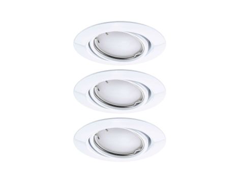 Oprawa do wbudowania wychylna LED SH Zigbee 3.0 Base RGBW 90 mm 3x4,9W, 3x420lm DIM 3000K 230 V biały / metal - 2