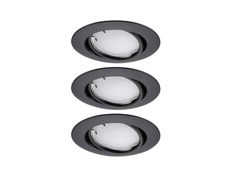 Oprawa do wbudowania wychylna LED SH Zigbee 3.0 Base RGBW 90 mm 3x4,9W, 3x420lm DIM 3000K 230 V czarny / metal - 2
