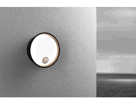 Plafoniera PLATOMO LED 14.5W 1200lm DIM + zmierzchu 180mm okrągła IP44 3000K 230V czarny / tworzywo sztuczne - 3