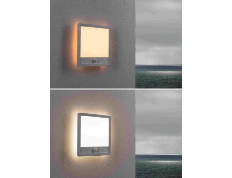 Plafoniera LAMINA LED 14W kwadratowa  PIR 2200K- 3000K IP44 230V biały / tworzywo sztuczne - 4