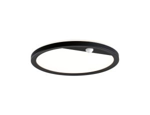 Plafoniera LAMINA LED 14W okrągła PIR 2200K- 3000K IP44 230V czarny / tworzywo sztuczne - image 2
