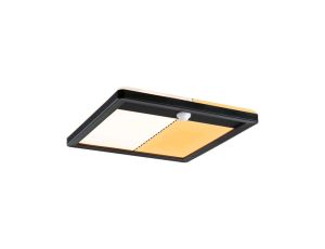 Plafoniera LAMINA LED 14W kwadratowa PIR 2200K- 3000K IP44 230V czarny / tworzywo sztuczne