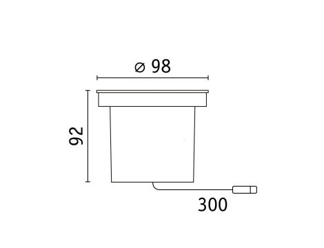 Oprawa dogruntowa Plug & Shine FLOOR 4.5W 2200K IP67 24V szary/ aluminium - 7
