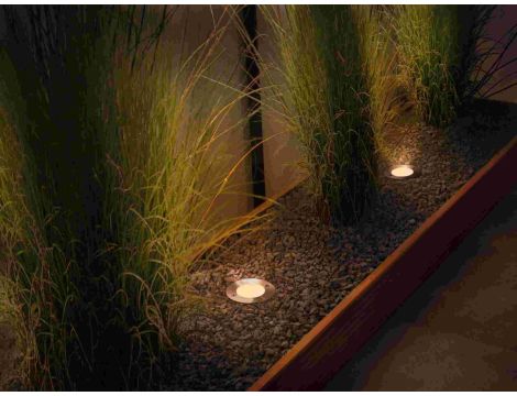 Oprawa dogruntowa Plug & Shine FLOOR zestaw 3x4.5W 2200K IP67 24V antracyt / stal nierdzewna - 6