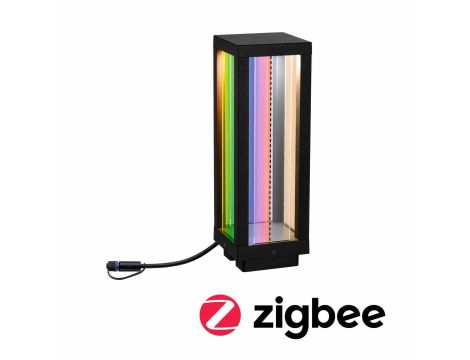 Oprawa ogrodowa Plug & Shine LATARNIA SH Zigbee 2W RGBW DIM IP44 24V antracyt / aluminium - 3