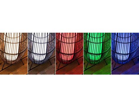 Oprawa ogrodowa Plug & Shine KOSZ BOHO 400mm SH Zigbee 3.2W RGBW IP44 24V czarny / metal - 5