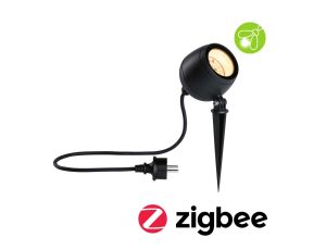 Reflektor ogrodowy KIKOLO LED SH Zigbee RGBW 6.2W 80st. 400lm 2200K- 3000K IP65 230V antracyt / aluminium