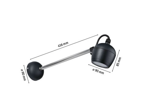 Oprawa elewacyjna KIKOLO LED  SH Zigbee RGBW 6.2W 80st. 400lm 2200K- 3000K IP65 230V antracyt / aluminium - 4