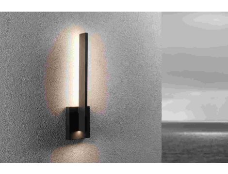 Oprawa elewacyjna LEVKA LED 13.5W 3000K IP44 230V antracyt / aluminium