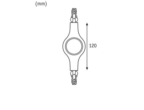 Oprawa URail LED DIM łącznik liniowy 1x5,3W 2700K 230V czarny mat / metal - 3