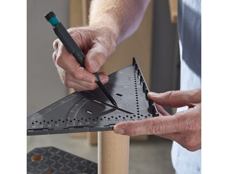 Kątownik pomiarowo traserski 3D PRO VARIO - Wolfcraft - 6
