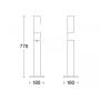 Lampa ogrodowa bez czujnika Steinel GL 65 LED 8,5W 3000K 575lm IP44 IK03 230V  antracyt / aluminium - 6