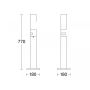 Lampa ogrodowa z czujnikiem ruchu i zmierzchu Steinel GL 65 S LED 8,5W 3000K 575lm IP44 IK03 230V  antracyt / aluminium - 10