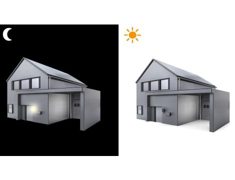 Czujnik zmierzchowy Steinel NightMatIQ PLUS Bluetooth Mesh max.1000W IP54 230V biały - 6