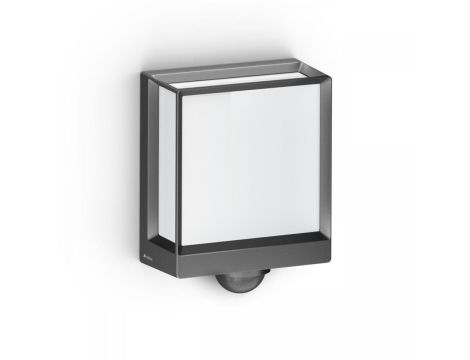 Lampa elewacyjna z czujnikiem ruchu i zmierzchu Steinel L 40 SC LED iHF Bluetooth Mesh Connect 12,9W 3000K 1057lm IP54 IK03 230V antracyt / aluminium - 2