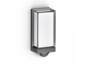 Lampa elewacyjna z czujnikiem ruchu i zmierzchu Steinel L 42 SC LED iHF Bluetooth Mesh Connect 13W 3000K 1010lm IP54 IK03 230V antracyt / aluminium
