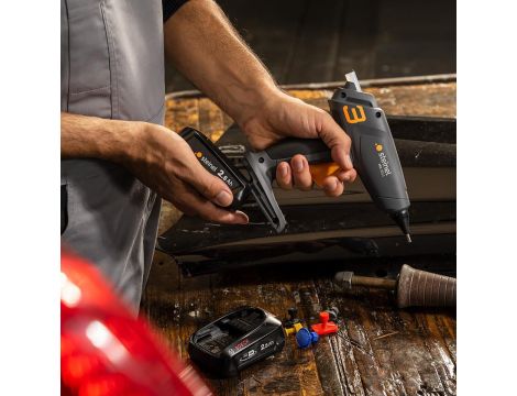 Pistolet do klejenia STEINEL MobileGlue 3011 aku zestaw [069018] - 3