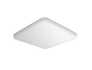 Oprawa z czujnikem ruchu i zmierzchu RS PRO R30 Q plus SC HF Bluetooth Mesh 23,9W LED 2964lm 4000K światło bazowe IP40 IK07 230V biała/ tworzywo sztuczne / kwadrat