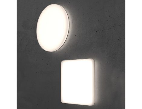 Oprawa z czujnikem ruchu i zmierzchu RS PRO R30 Q plus SC HF Bluetooth Mesh 23,9W LED 2964lm 4000K światło bazowe IP40 IK07 230V biała/ tworzywo sztuczne / kwadrat - 3