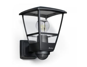 Lampa elewacyjna z czujnikiem ruchu i zmierzchu Steinel L 10 S PIR max.15W E27 IP44 IK03 230V czarna / tworzywo sztuczne