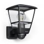 Lampa elewacyjna z czujnikiem ruchu i zmierzchu Steinel L 10 S PIR max.15W E27 IP44 IK03 230V czarna / tworzywo sztuczne - 2