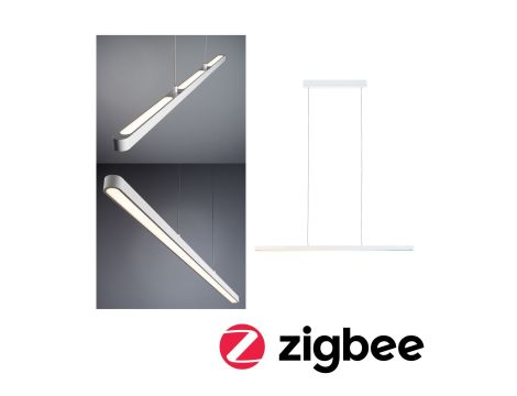 Lampa wisząca LENTO LED DIM SH Zigbee 3x15.5W 3x2100lm 230V chrom matowy / aluminium
