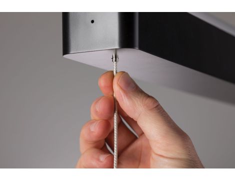 Lampa wisząca LENTO LED DIM SH Zigbee 3x15.5W 3x2100lm 230V czarny mat / aluminium - 6