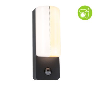 Oprawa elewacyjna BONNIE LED PIR 8.5W 560lm 2200-3000K IP44 230V antracyt aluminium