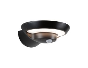 Oprawa elewacyjna BORDOLA LED solar PIR 3.5W 220lm 3000K IP44 antracyt tworzywo sztuczne