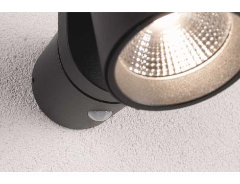 Oprawa elewacyjna CUFF LED 10W 700lm 3000K IP44 230V antracyt aluminium - 3