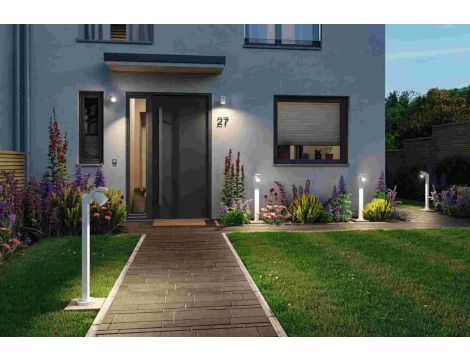 Oprawa elewacyjna CUFF LED 10W 700lm 3000K IP44 230V biały aluminium - 5