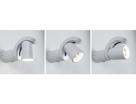 Oprawa elewacyjna CUFF LED 10W 700lm 3000K IP44 230V biały aluminium - 4