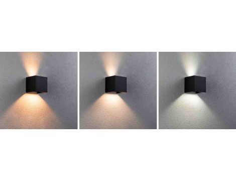 Oprawa elewacyjna CYBO LED SH Zigbee RGBW+ 2x2.5W 2000K-6500K 2x150lm IP44 100x100mm 230V antracyt / aluminium - 4