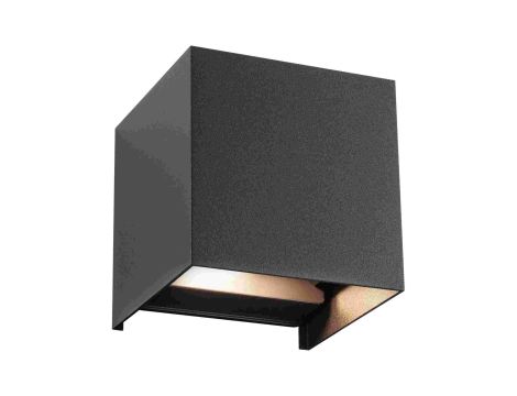 Oprawa elewacyjna CYBO LED SH Zigbee RGBW+ 2x2.5W 2000K-6500K 2x150lm IP44 100x100mm 230V antracyt / aluminium - 2