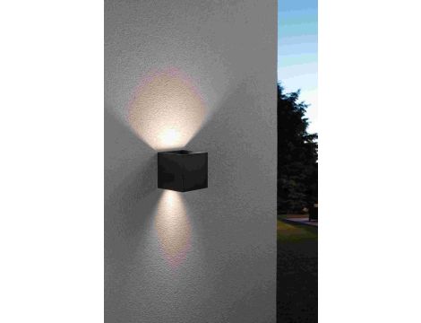 Oprawa elewacyjna CYBO LED SH Zigbee RGBW+ 2x2.5W 2000K-6500K 2x150lm IP44 100x100mm 230V antracyt / aluminium - 6