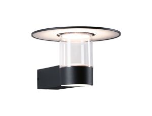Oprawa elewacyjna SIENNA LED PIR IHF 1X9W 1X3W 500lm 3000K IP44 230V antracyt aluminium