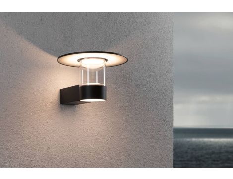 Oprawa elewacyjna SIENNA LED PIR IHF 1X9W 1X3W 500lm 3000K IP44 230V antracyt aluminium - 6