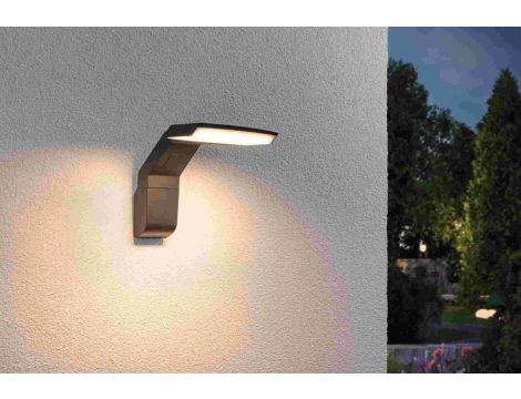 Oprawa elewacyjna ZENERA LED 10W 700lm 3000K IP44 230V antracyt metal - 3