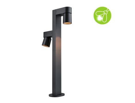 Oprawa ogrodowa KIMU LED 2X8W 2X750lm 2200K IP44 230V antracyt aluminium