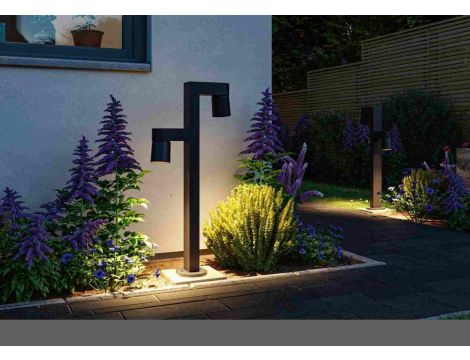 Oprawa ogrodowa KIMU LED 2X8W 2X750lm 2200K IP44 230V antracyt aluminium - 5