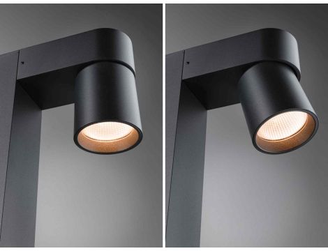 Oprawa ogrodowa KIMU LED 2X8W 2X750lm 2200K IP44 230V antracyt aluminium - 3