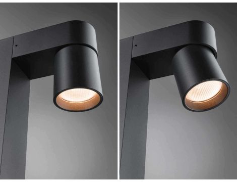 Oprawa ogrodowa KIMU LED 2X8W 2X750lm 3000K IP44 230V antracyt aluminium - 3