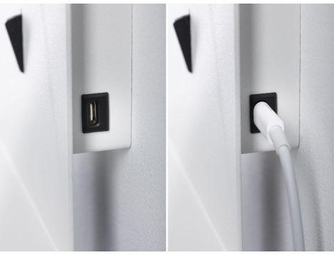 Oprawa ścienna MALENA USB-C max.5W GU10 230V  biały matowy - 4