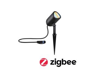 Reflektor ogrodowy Plug & Shine SHIRA LED SH Zigbee RGBW 6.5W 500lm IP65 24V antracyt