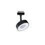 Reflektor na szynoprzewód URail CIRCLE LED  5W 210lm 3000/4000K 230V czarny matowy/ metal - 7