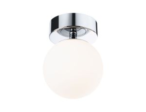 Lampa sufitowa łazienkowa GOVE LED 5W 400lm 3000K IP44 230V chrom satyna / metal - image 2